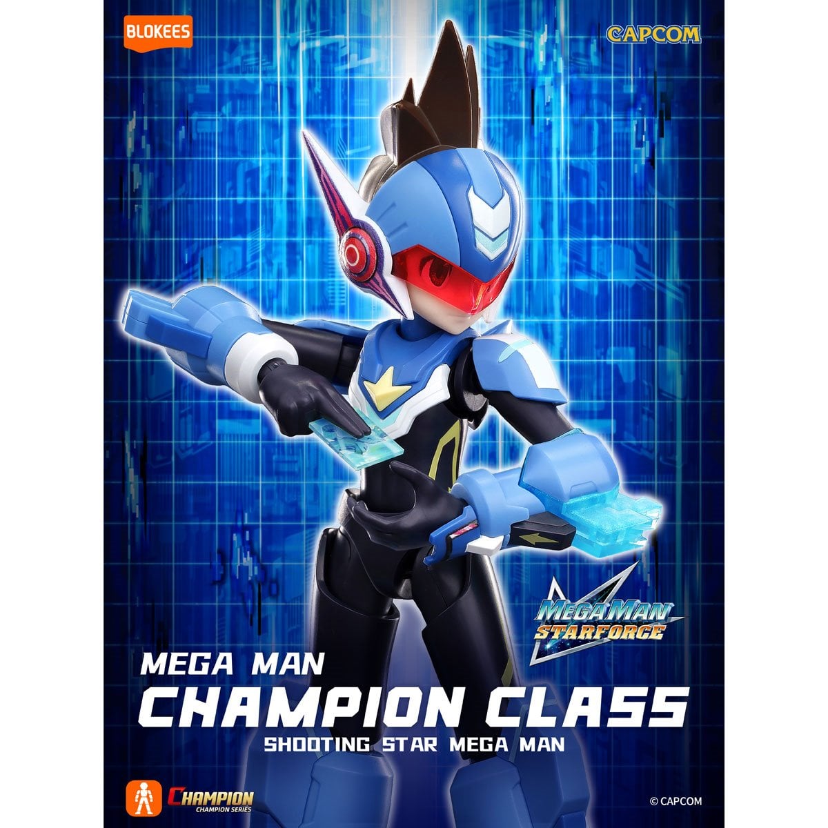 Blokees: Mega Man - Shooting Star Mega Man Champion Class 01 Model Kit