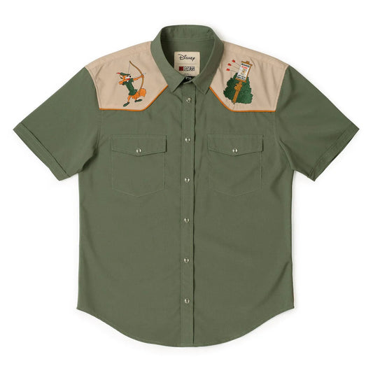 Disney's Robin Hood "Sherwood's Most Wanted" – Roper Short Sleeve Shirt - 2XL