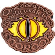 Lord of the Rings Enamel Pin: One Does Not Walk Into Mordor