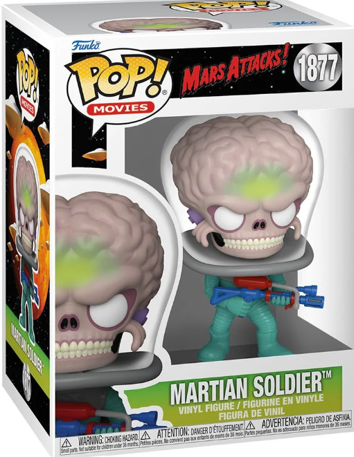 Pop Movies Mars Attacks Alien Soldier Figure