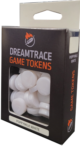 Dreamtrace Game Tokens: Poppymilk White