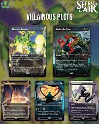 Magic the Gathering: Secret Lair x Marvel | Spider-Man: Villainous Plots (Rainbow Foil)