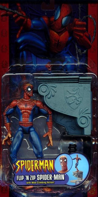 Spider-Man Action Figure - Flip 'n' Zip Spider-Man