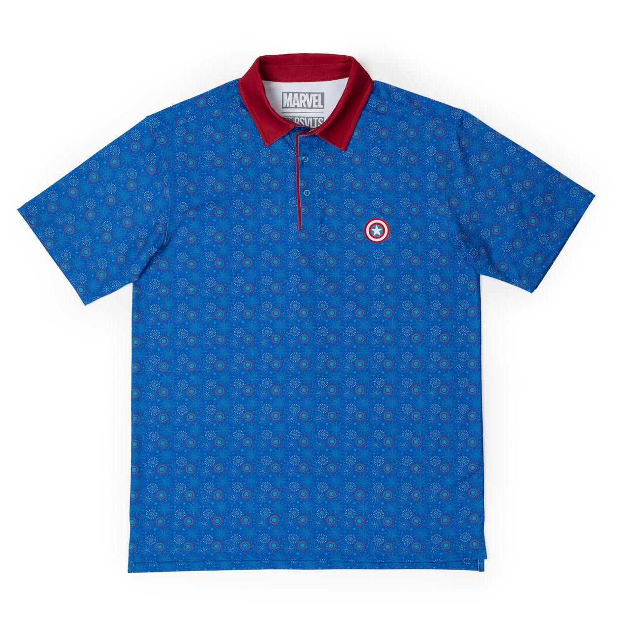 Captain America “Stars, Stripes, and Shields” – All-Day Polo - M