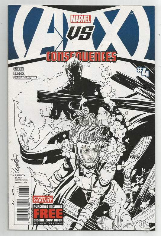 A vs X: Consequences #4 (2nd Printing)