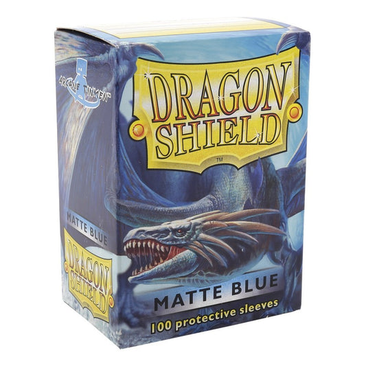 Dragon Shields: (100) Matte Blue