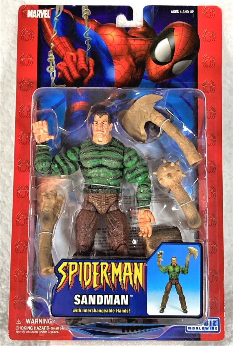 Spider-Man Action Figure - Sandman with Interchangeable Hands