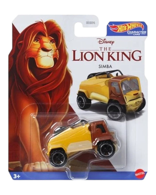Hot Wheels - Character Car -Simba (The Lion King)