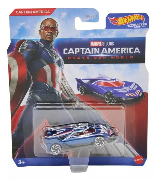 Hot Wheels - Character Car - Captain America (Sam Wilson)