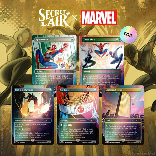Magic the Gathering: Secret Lair x Marvel | Spider-Man: Heroic Deeds (Rainbow Foil)