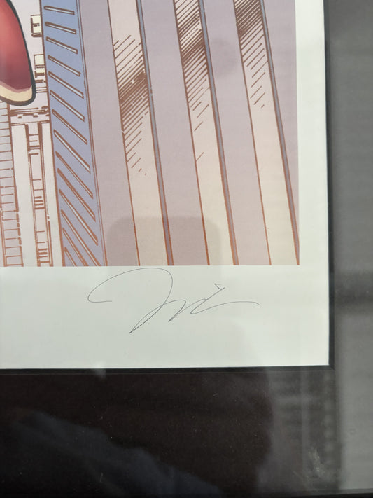 Art: Superman and Batman The World's Finest Heroes Signed Limited Edition Lithograph Print #102/250