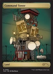 Magic the Gathering Single Card - Command Tower, Land Foil