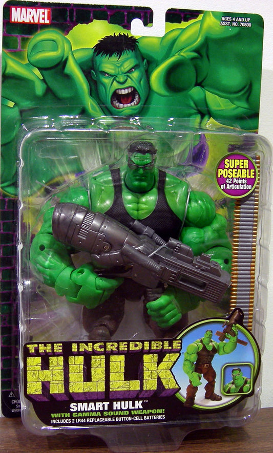 Incredible Hulk Action Figure: Smart Hulk with Gamma Sound Weapon