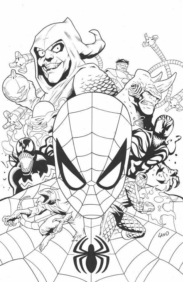 Spider Man '94 #1 Greg Land Local Comic Shop Day Variant (B&W)