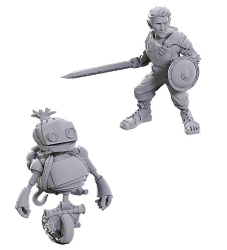 Critical Role Unpainted Miniatures: W23 Orym, of the Air Ashari & Fresh Cut Grass